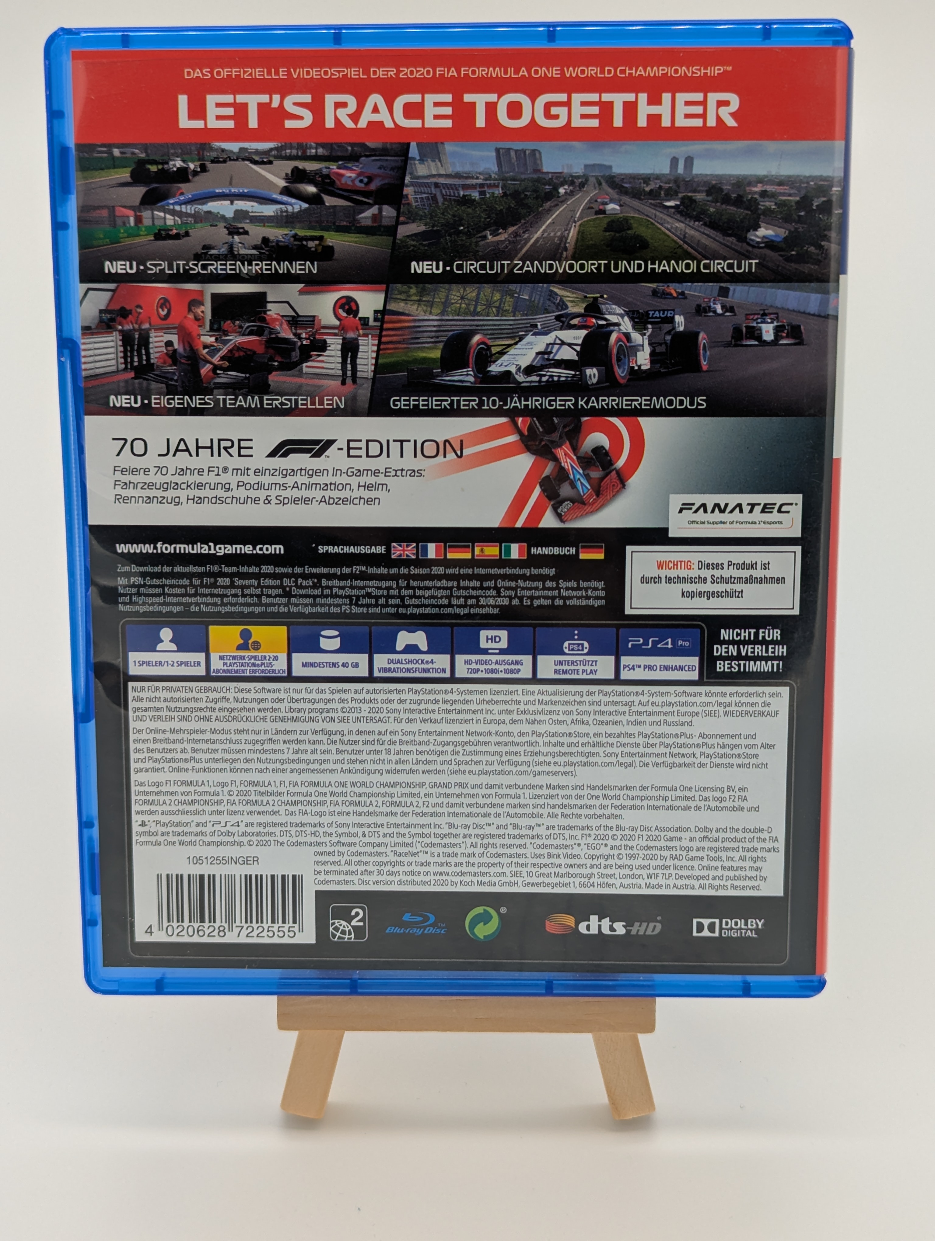 Sony PlayStation 4 | F1 2020 | 70 Jahre Edition | OVP