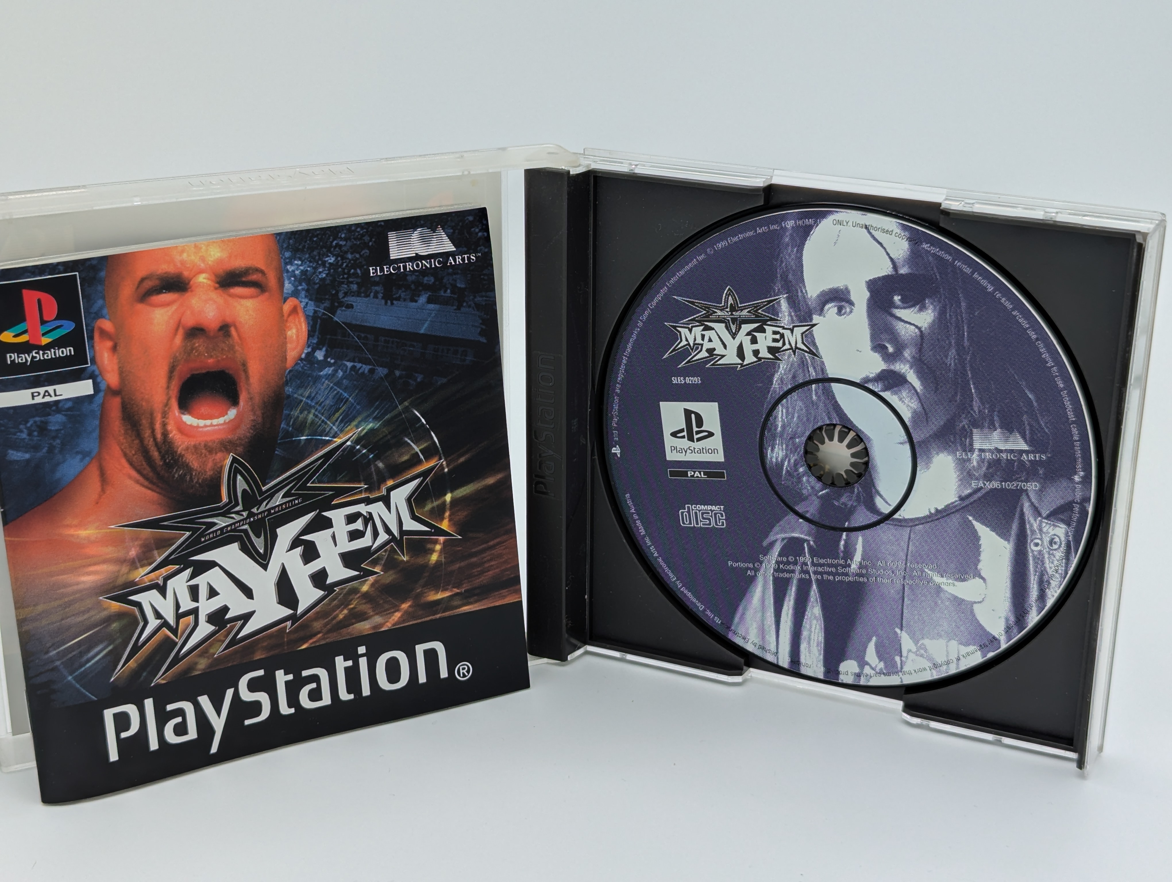 Sony PlayStation 1 WCW Mayhem OVP | CIB
