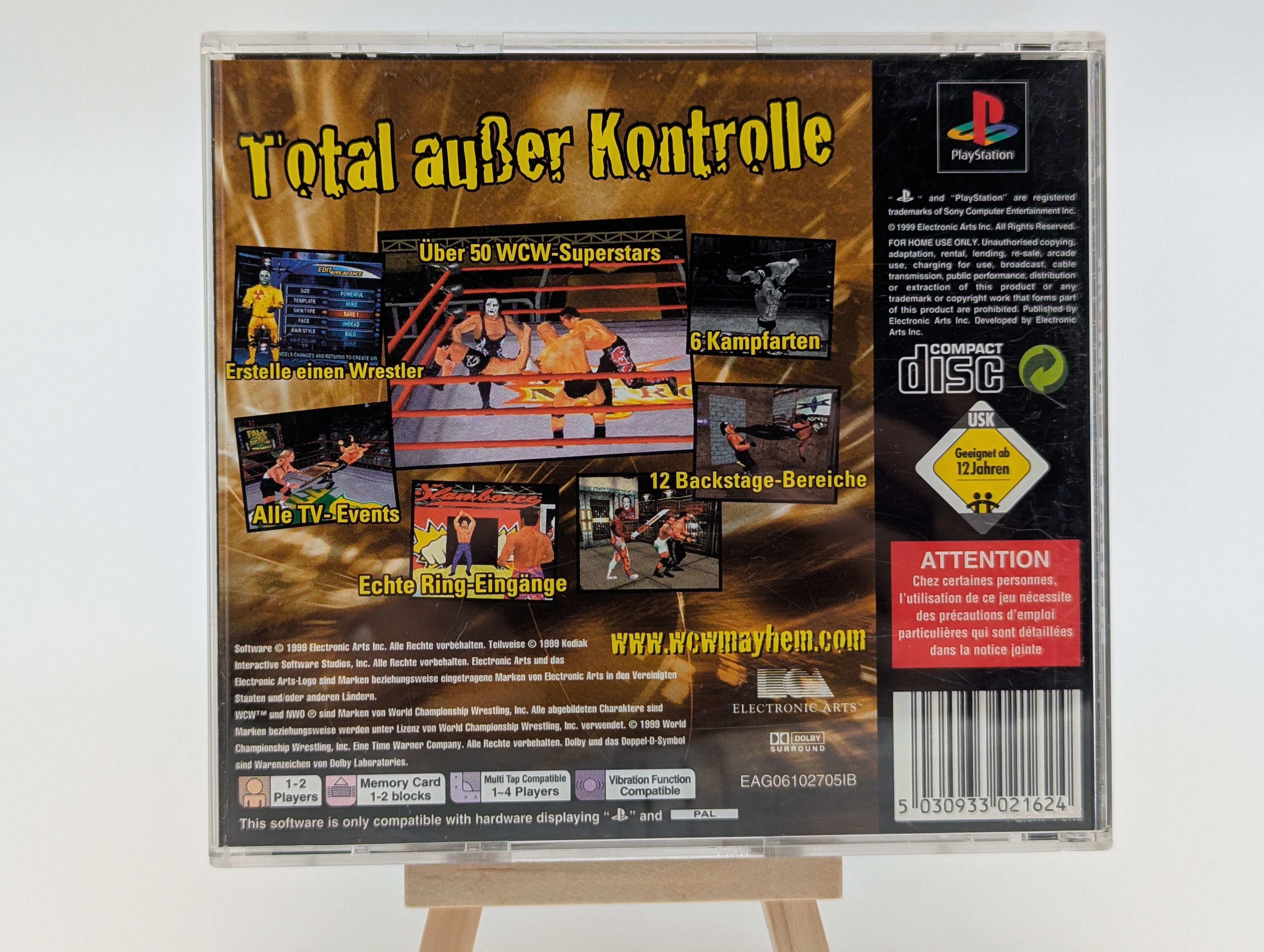 Sony PlayStation 1 WCW Mayhem OVP | CIB