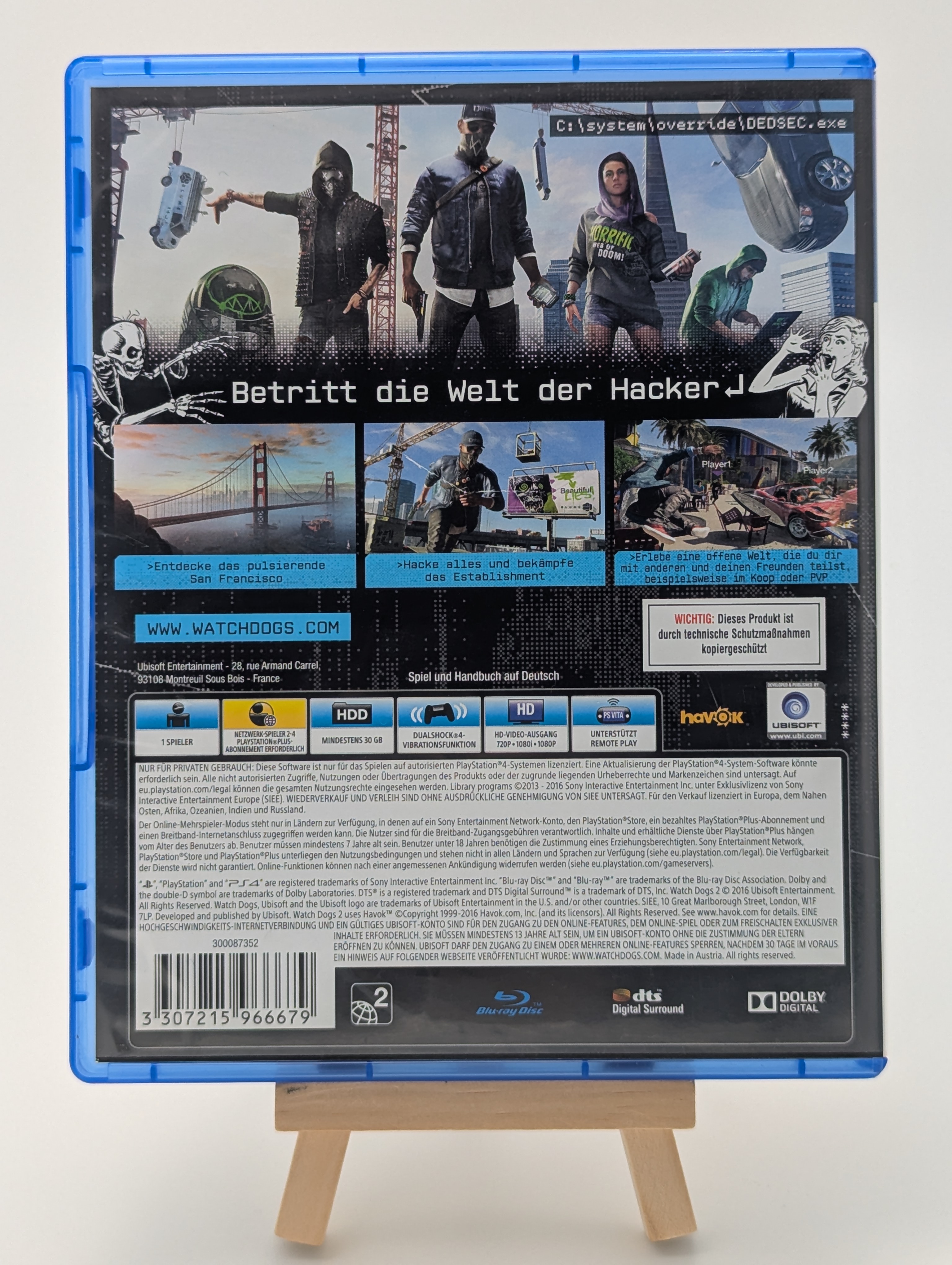 Sony PlayStation 4 Watchdogs 2 | OVP | CiB