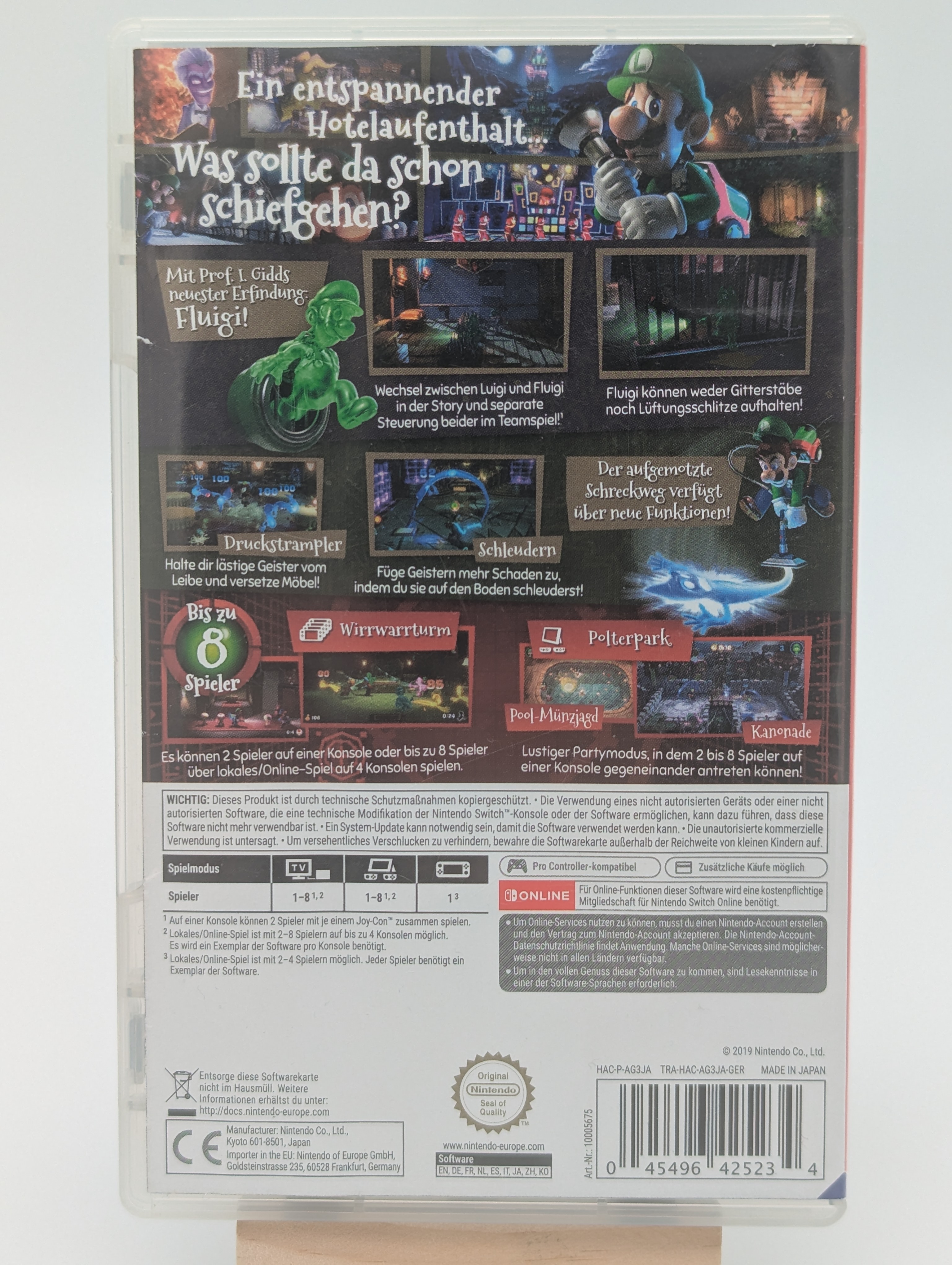 Luigis Mansion 3 Nintendo Switch OVP