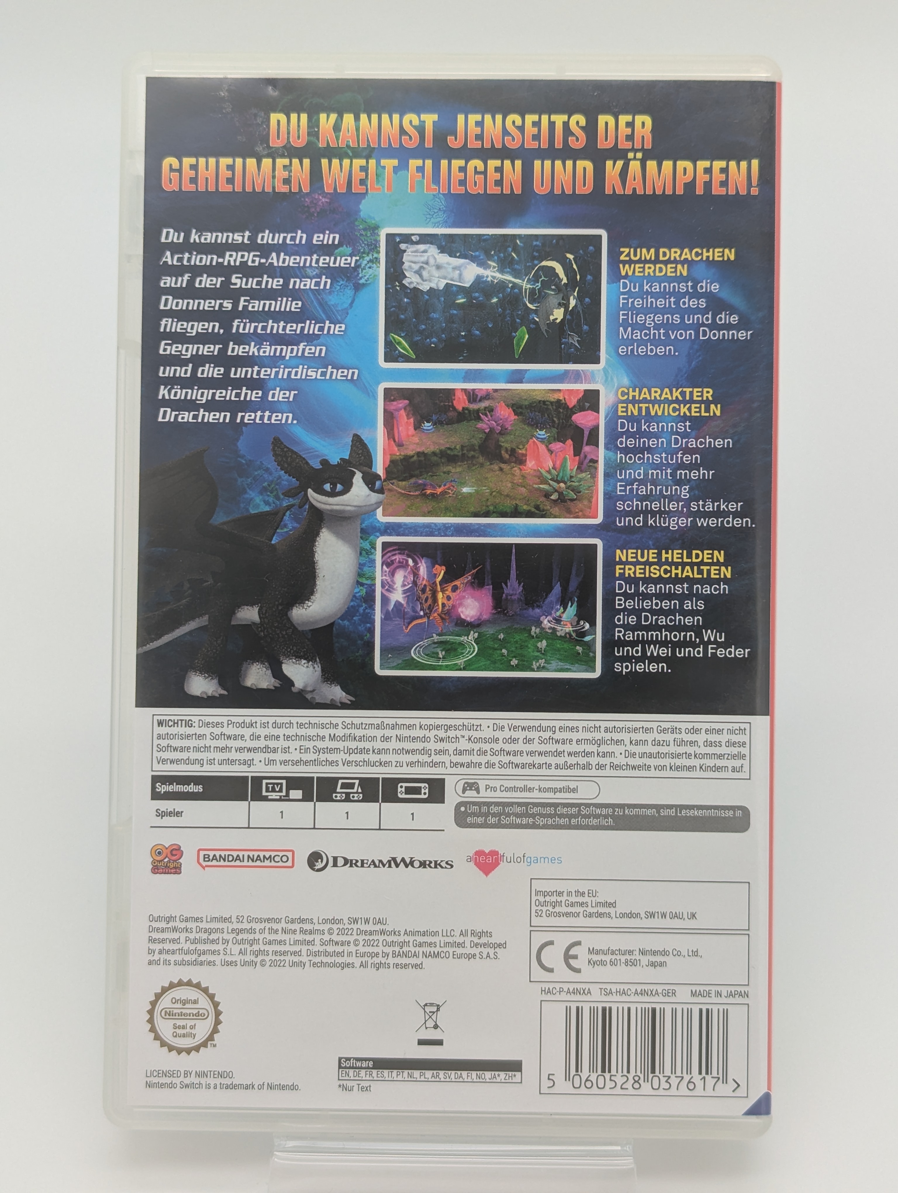 DreamWorks Dragons Legenden der 9 Welten Nintendo Switch OVP