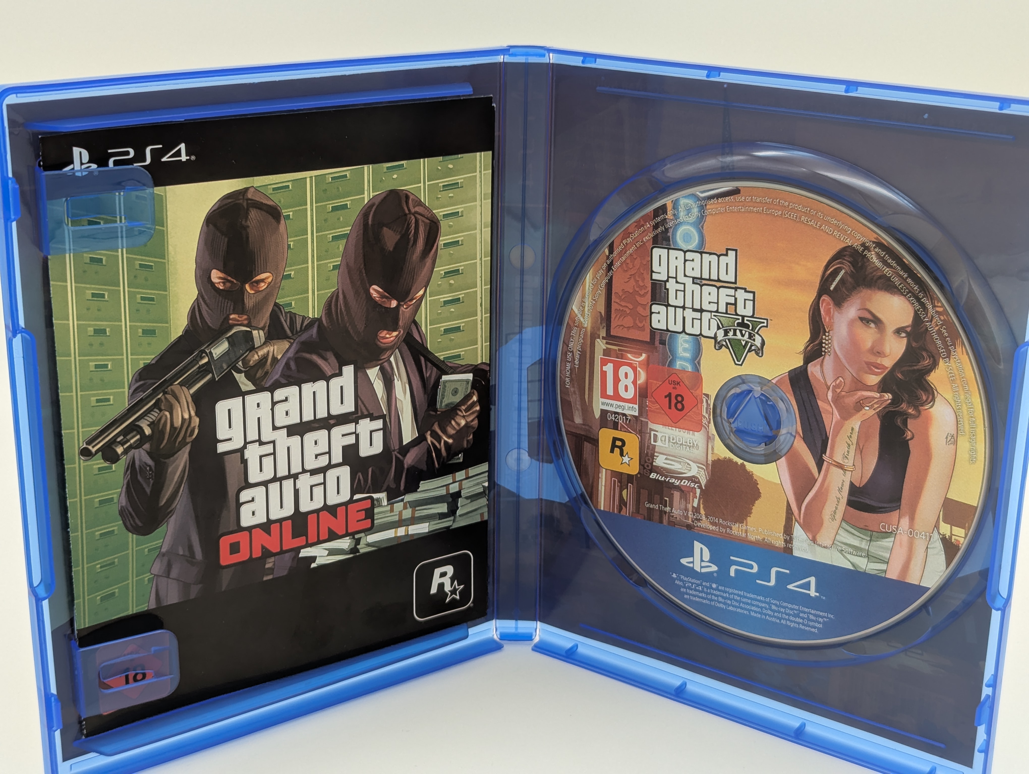 Grand Theft Auto 5 Sony PlayStation 4 PS4 OVP mit Anleitung