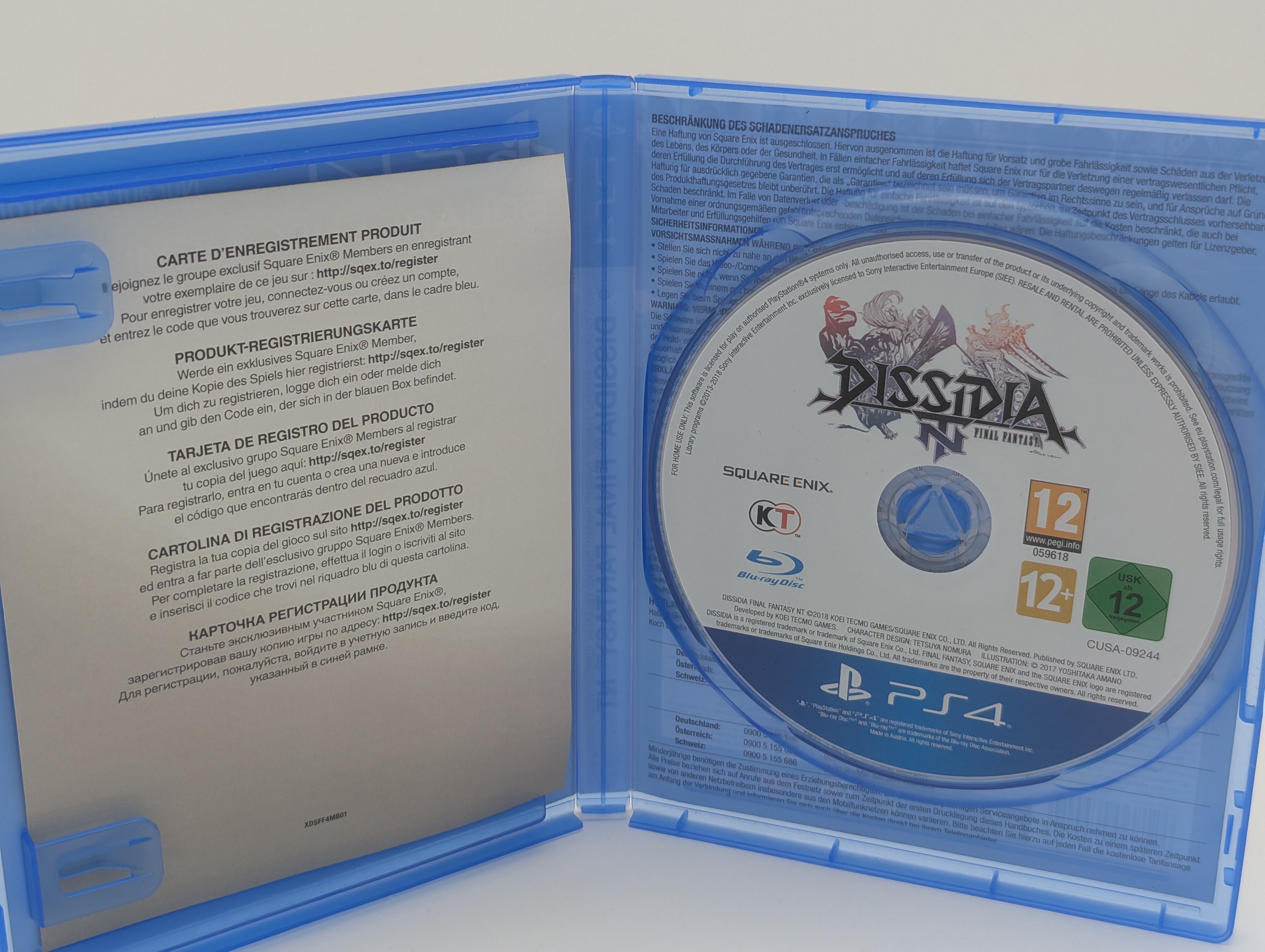 Dissidia Final Fantasy NT Sony PlayStation 4 PS4 OVP