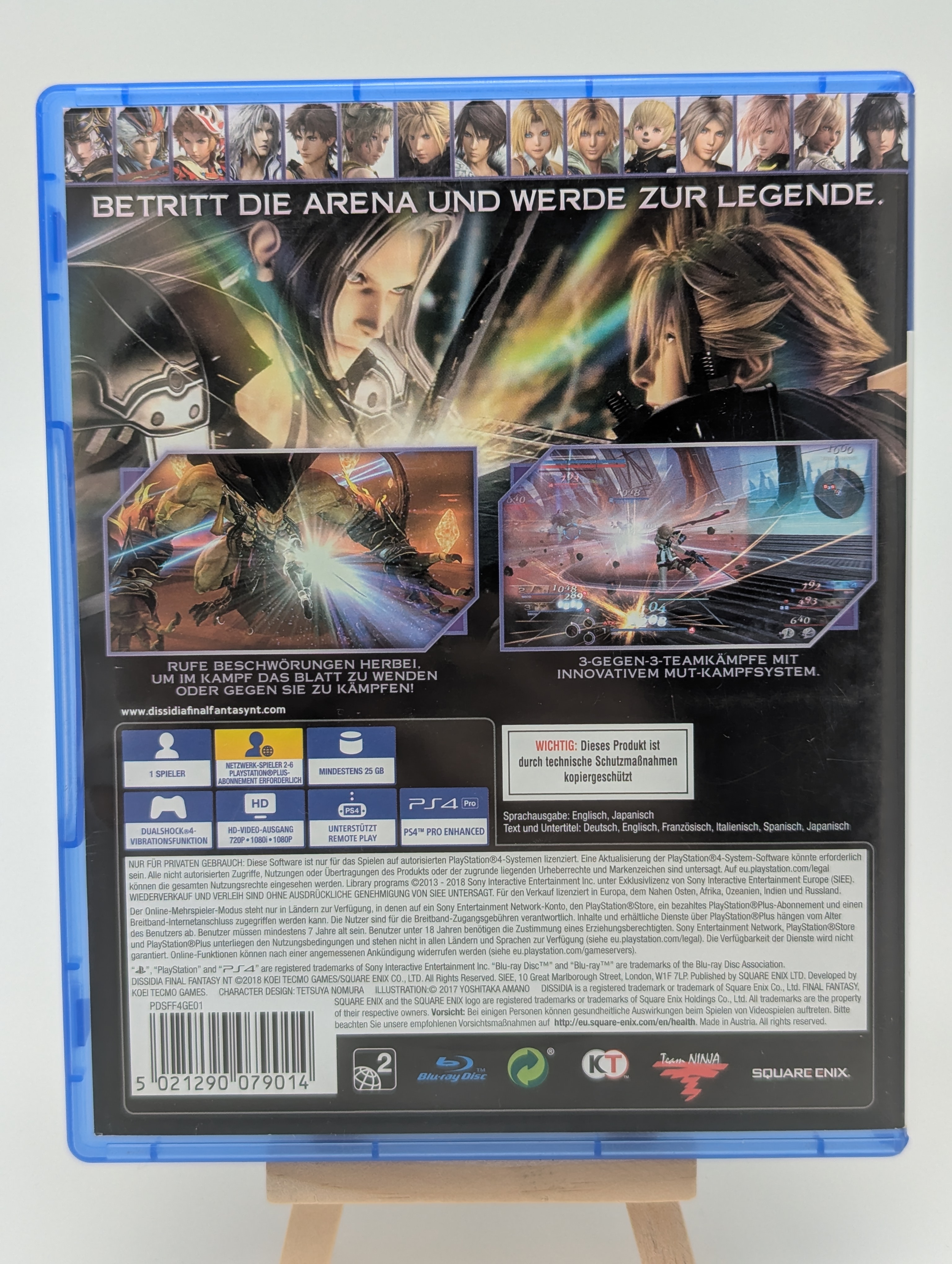 Dissidia Final Fantasy NT Sony PlayStation 4 PS4 OVP