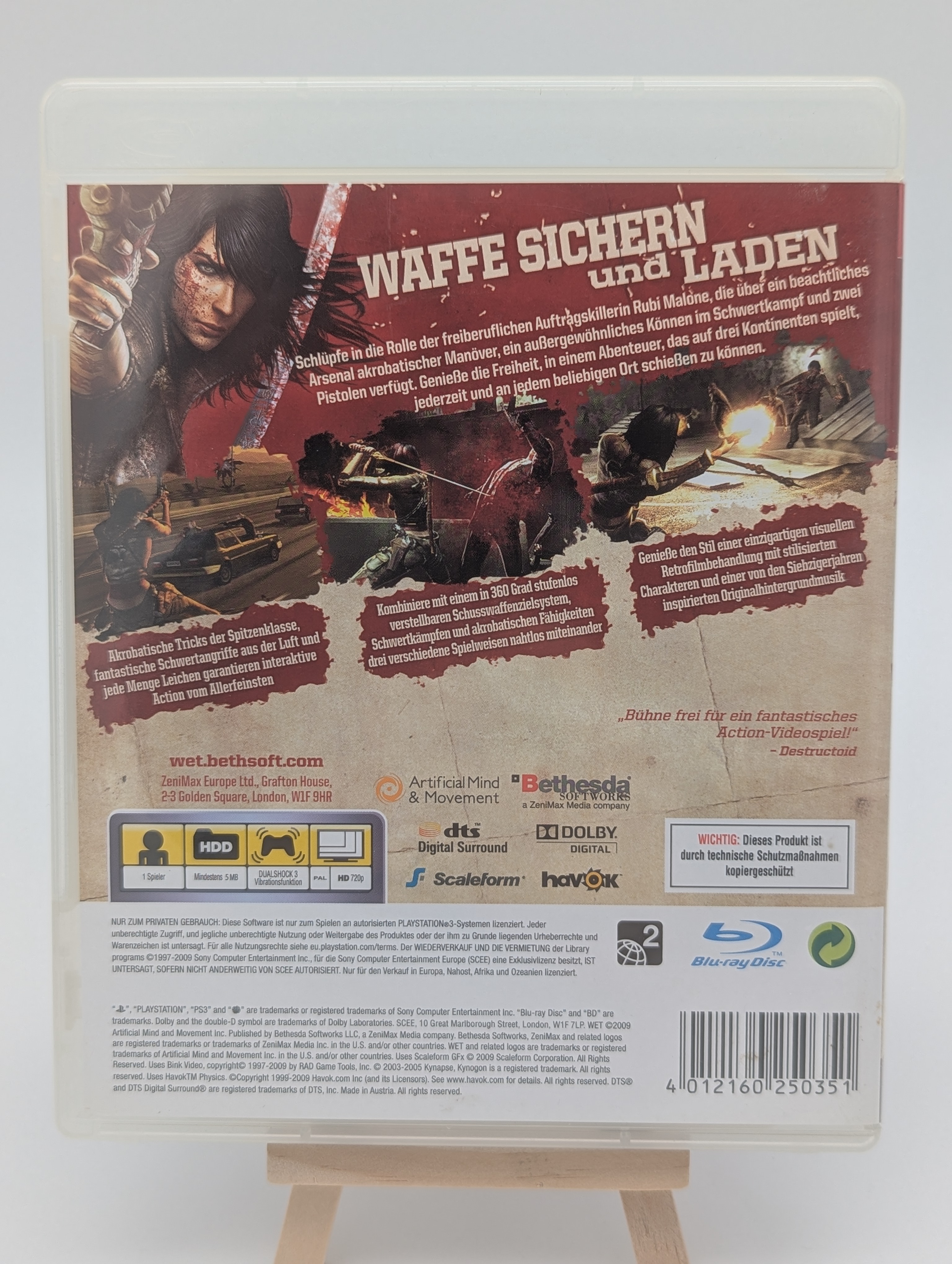 WET Sony PlayStation 3 PS3 Ultimate Edition Spiel