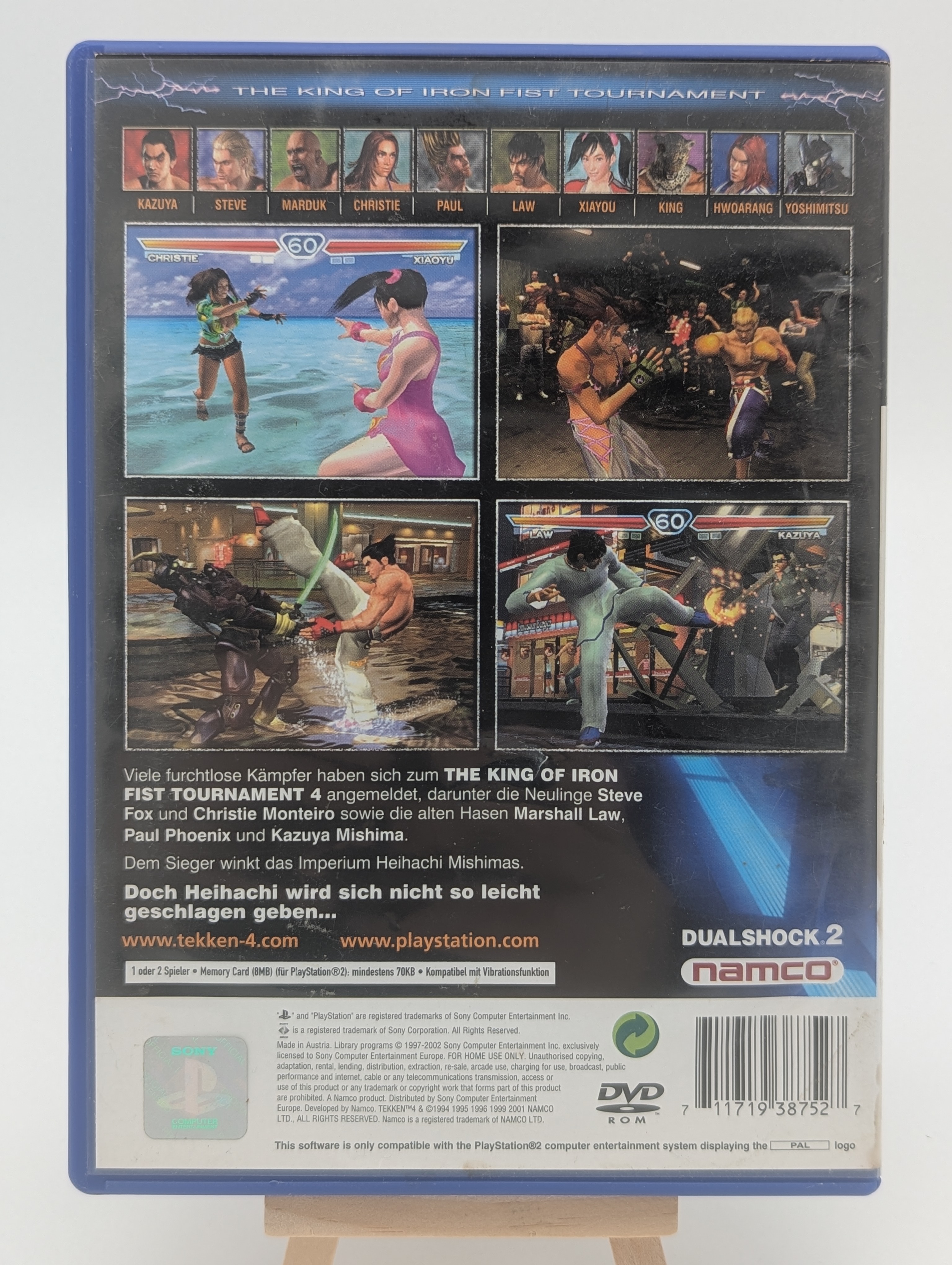 Tekken 4 Sony PlayStation 2 PS2 Spiel